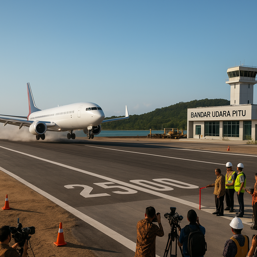 Bandara di Morotai Diperluas, Konektivitas Perbatasan Semakin Baik