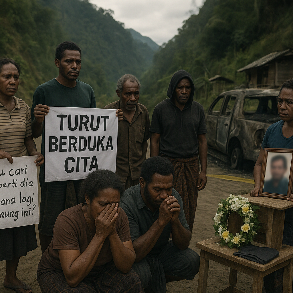 Duka Warga Tiga Distrik Usai Kematian Sopir Aris Sanda: 'Mau Cari Seperti Dia Dimana Lagi di Gunung Ini?'
