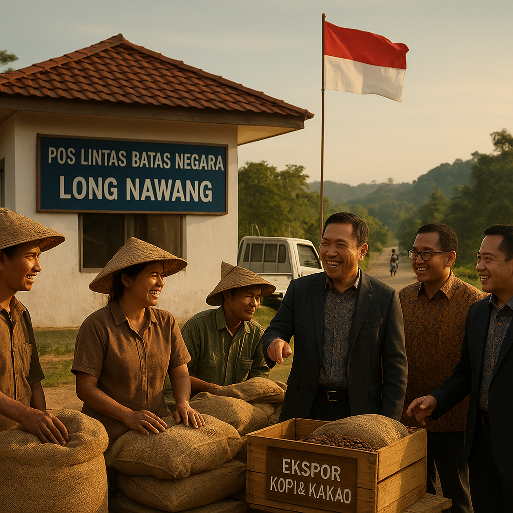 Lewat Pos Lintas Batas Negara, DPRD Malinau Dorong Sektor Pertanian Masuk di Perbatasan