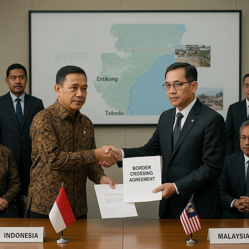 Dari Jakarta ke Tebedu: RI-Malaysia Bahas Ekonomi Warga di Garis Batas Negara