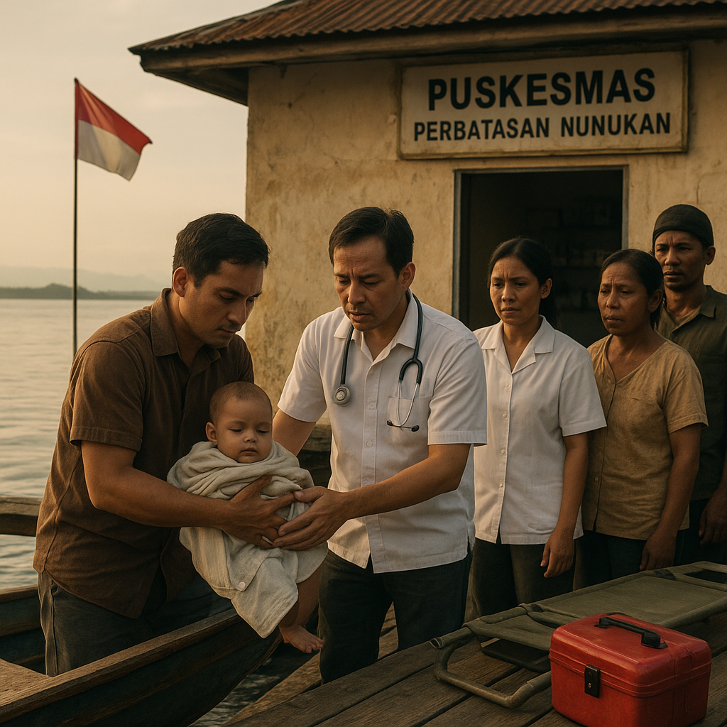 Kondisi Darurat Puskesmas Perbatasan Nunukan: Pasien Harus Diantar Perahu Getek ke Tawau
