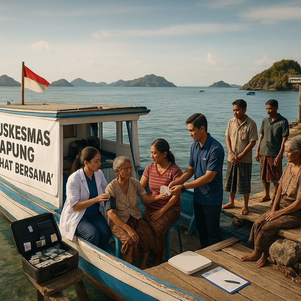 Puskesmas Apung Melayani Warga Pulau Terluar Kepulauan Talaud