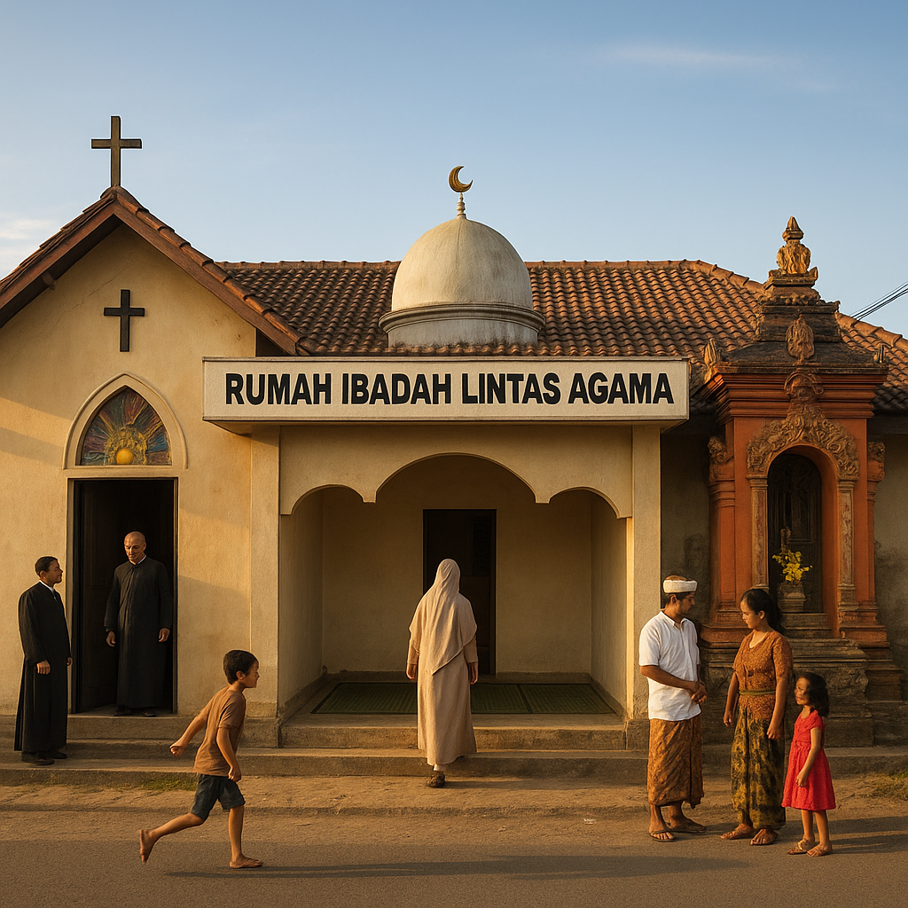 Rumah Ibadah Lintas Agama di Perbatasan Atambua Jadi Simbol Toleransi