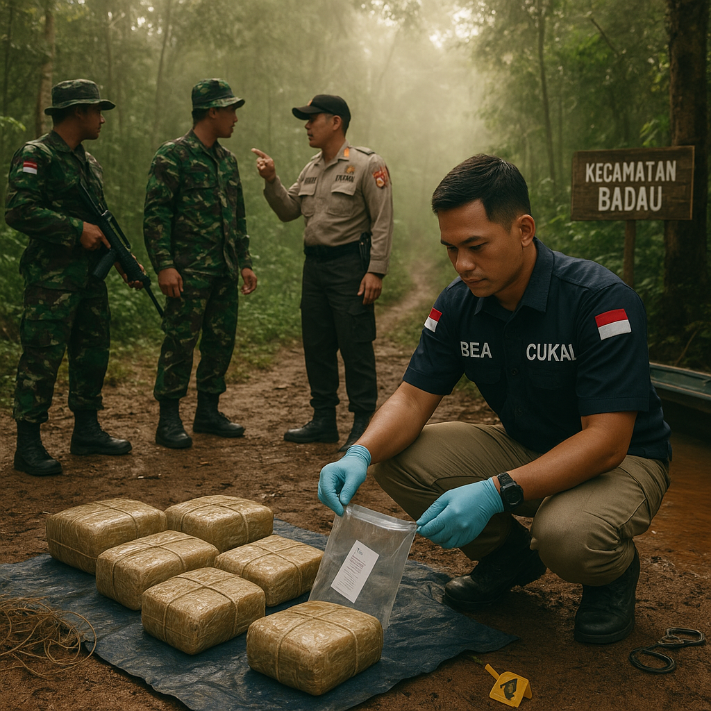 Jantung PATMA BERANI 2026 Berdetak di Hutan Perbatasan Badau, Petugas Bersatu Padamkan Rantai Narkoba