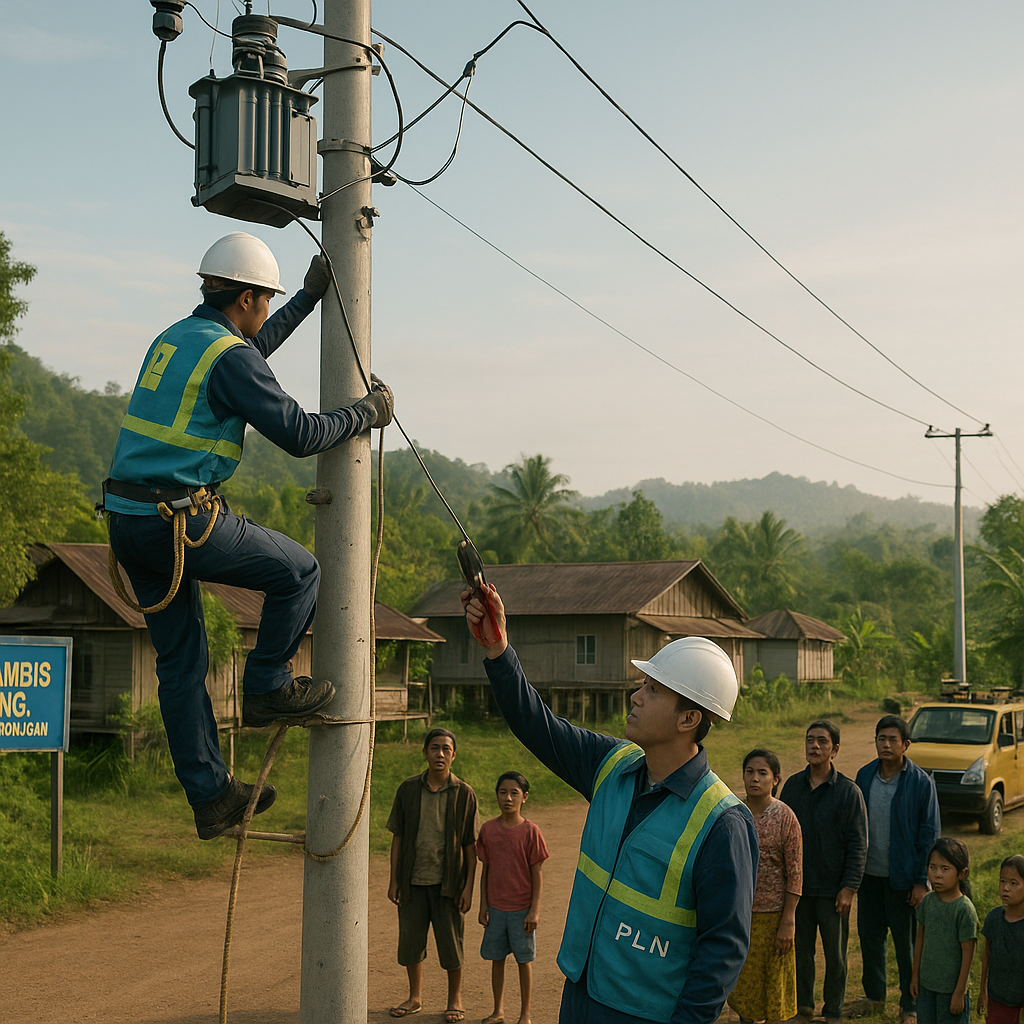 Infrastruktur Listrik di Perbatasan Nunukan: PLN Targetkan 100% Desa Teraliri pada Akhir 2026