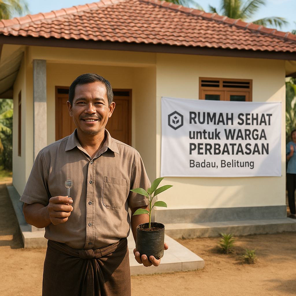 Rumah Sehat untuk Warga Perbatasan di Badau, Belitung: Impian Hunian Layak