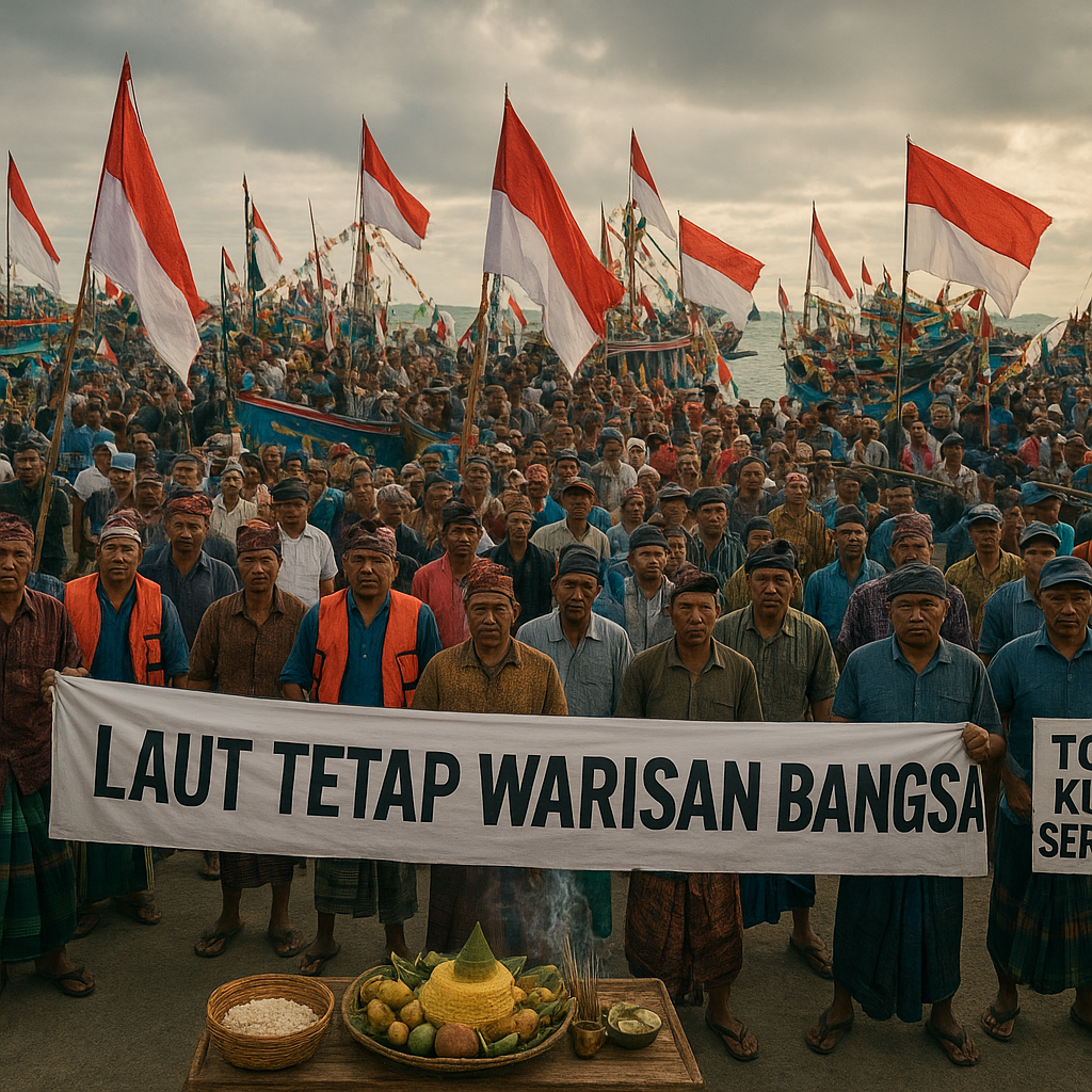 Nelayan Natuna Gelar Syukuran Nelayan Lintas Batas: Laut Tetap Warisan Bangsa