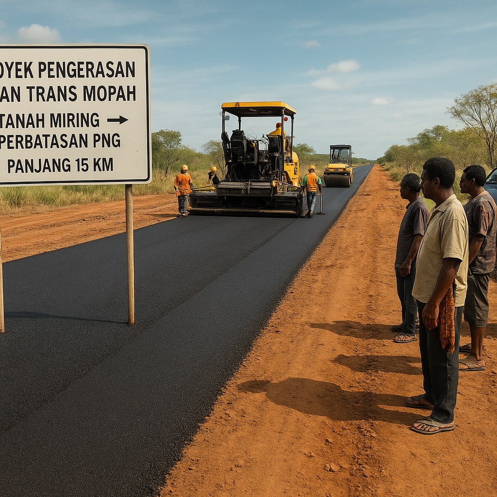 Jalan Trans Mopah Merauke: Aspal Baru untuk Konektivitas Papua Selatan
