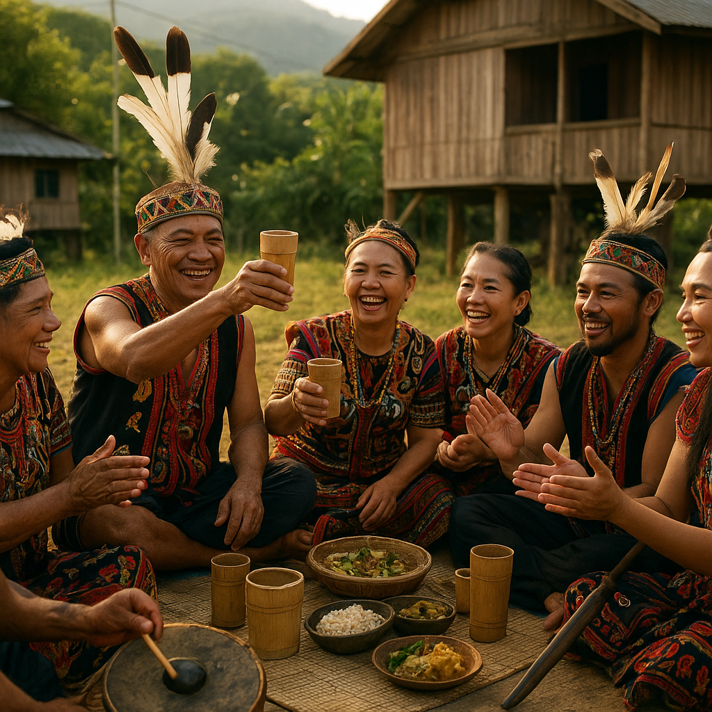 Warga Perbatasan Entikong Gelar Tradisi 'Gawai' sebagai Wujud Syukur dan Perkuat Kebersamaan
