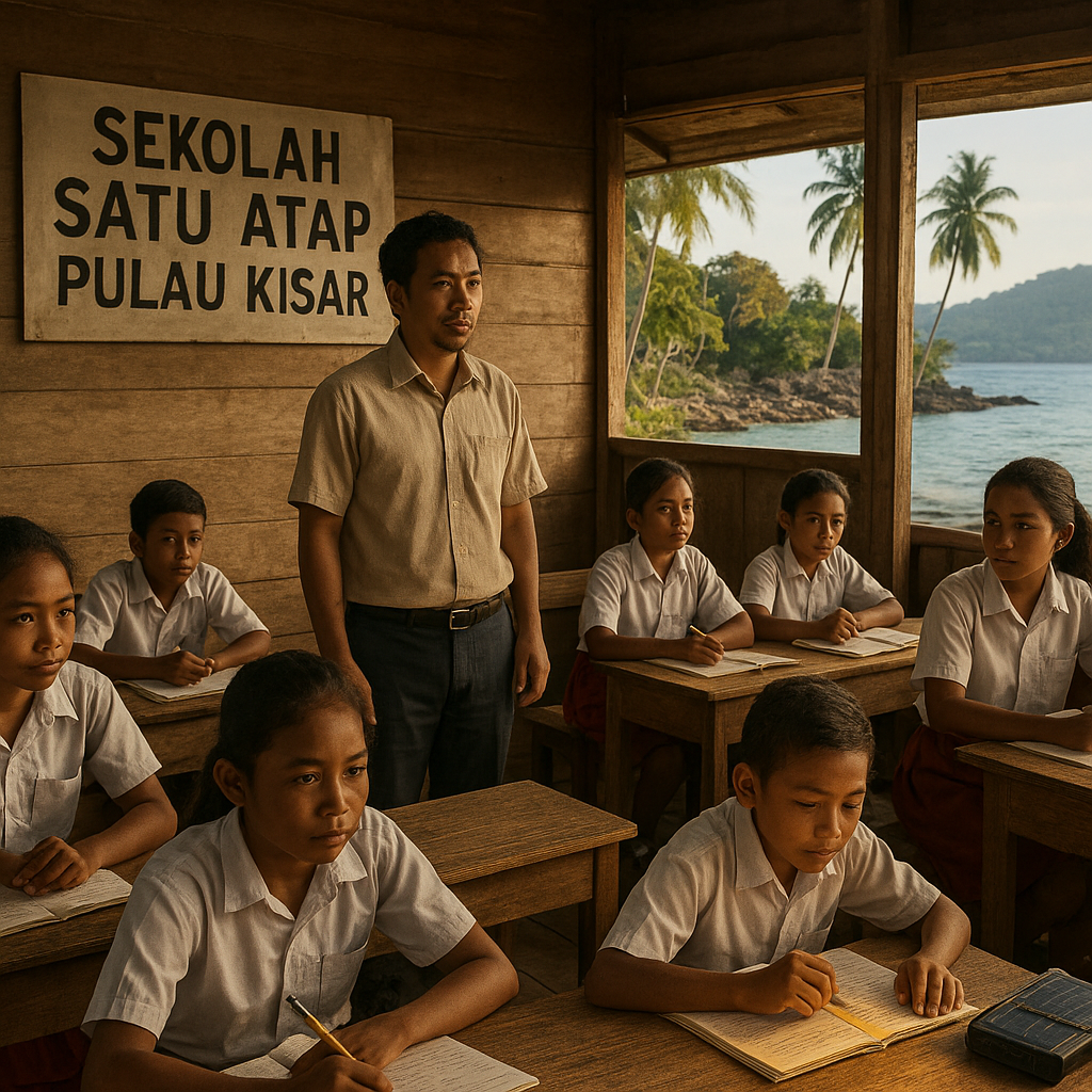 Sekolah Satu Atap di Pulau Kisar: Suara Anak Perbatasan yang Tak Mau Ketinggalan
