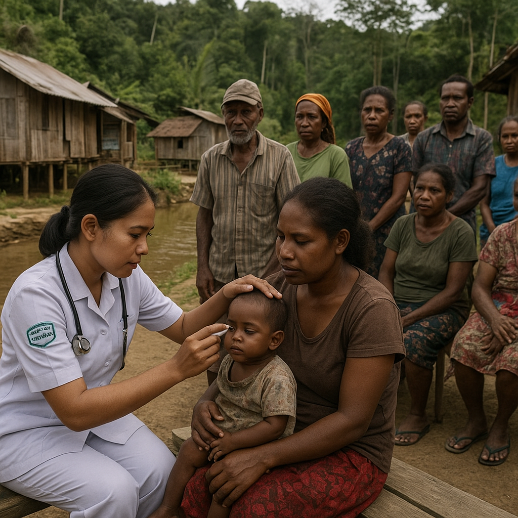 Menanti Dokter di Ujung Negeri: Warga Perbatasan Papua Nugini Berharap Layanan Kesehatan