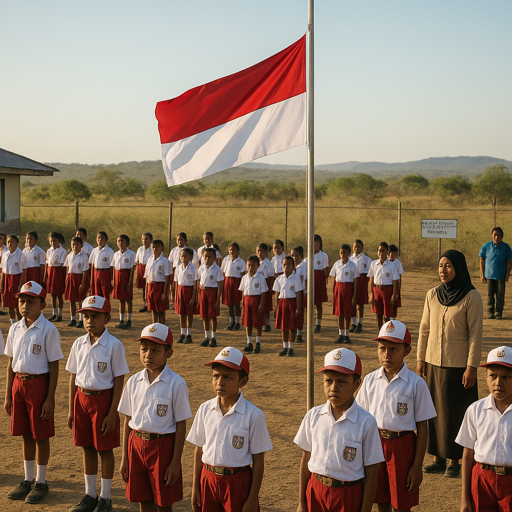 Upacara Bendera di Sekolah Garis Depan Papua: Nasionalisme Generasi Muda
