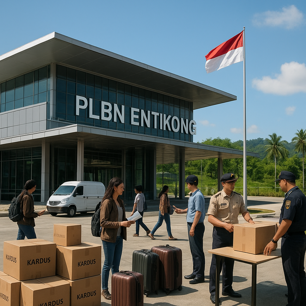 Pembangunan Pos Lintas Batas Entikong Percepat Arus Barang dan Orang di Perbatasan Kalbar