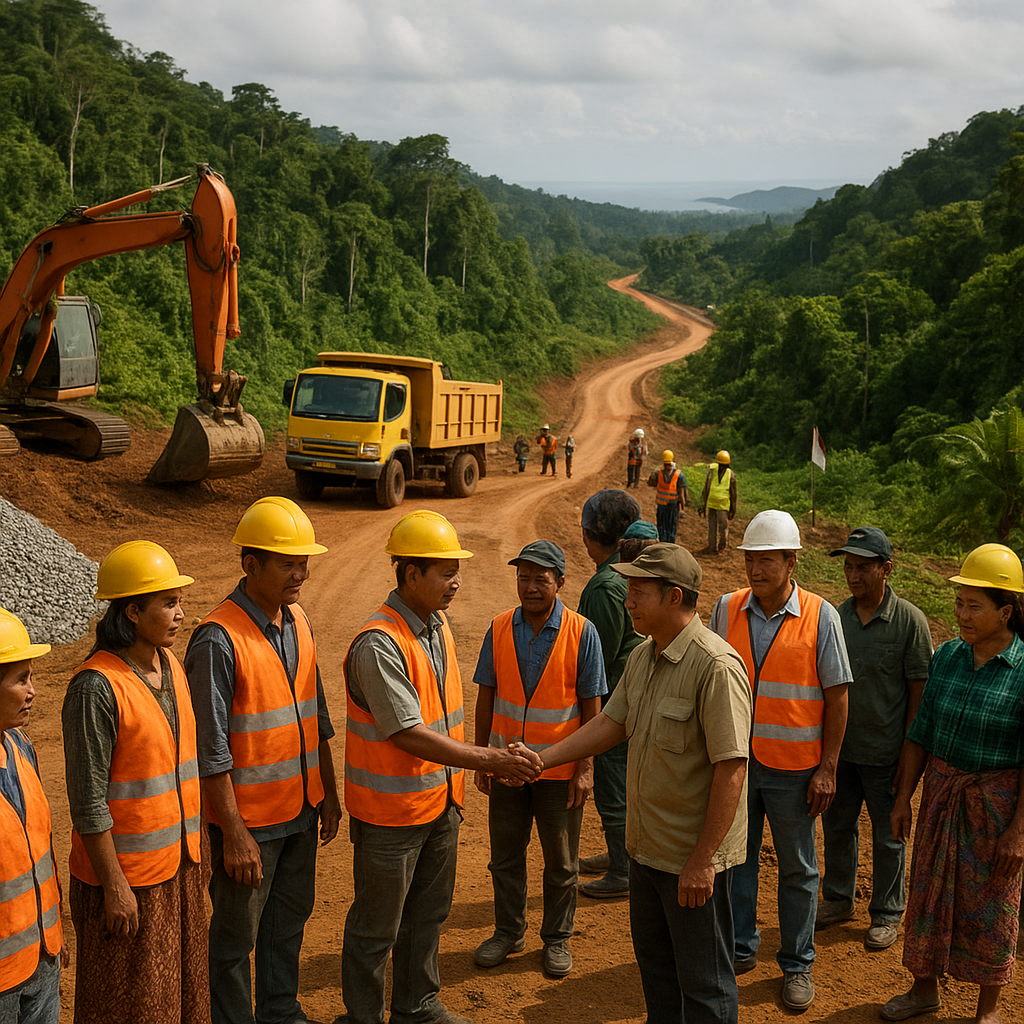 Pembangunan Ruas Jalan Trans Maluku: Menghubungkan Wilayah Terluar Seram Timur