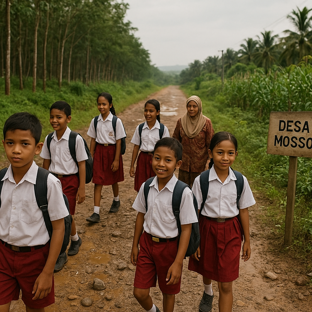 Rindu Sekolah di Tengah Sengketa, Anak-anak Perbatasan Ingin Damai