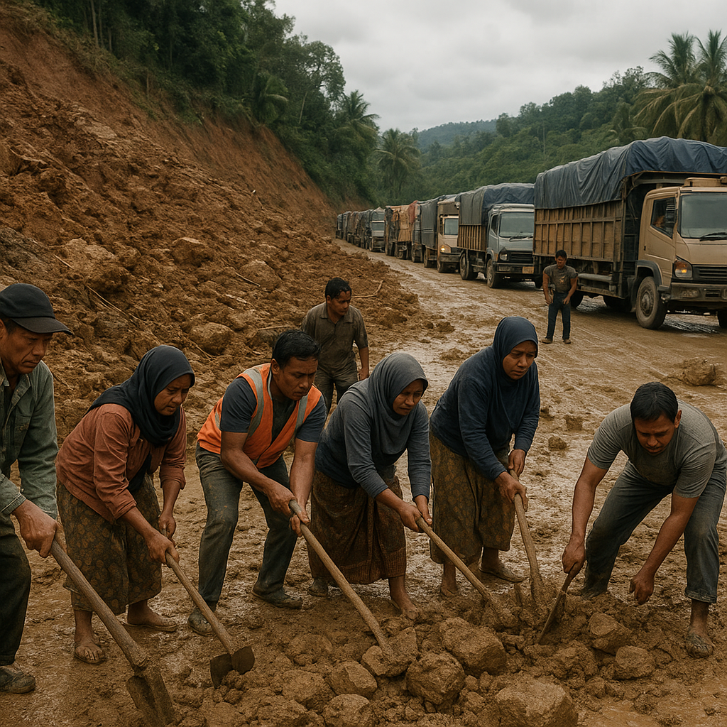 Suara Warga Entikong: Jalur Alternatif Bermasalah, Barang Kiriman Tertahan