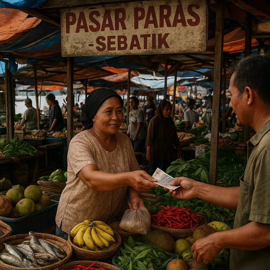 Pasar Perbatasan Sebatik Jadi Tulang Punggung Ekonomi Rakyat