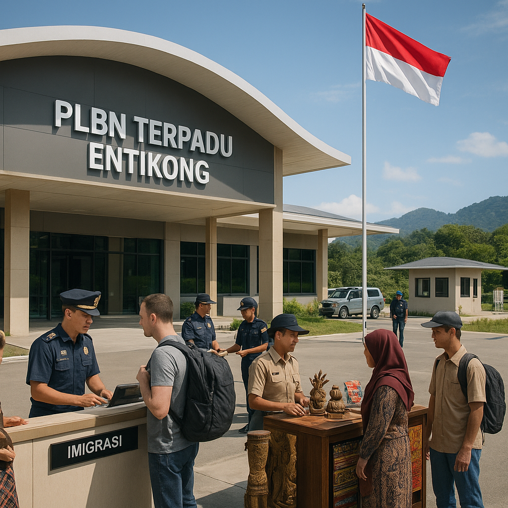 PLBN Terpadu Entikong Jadi Pusat Layanan dan Ikon Perbatasan