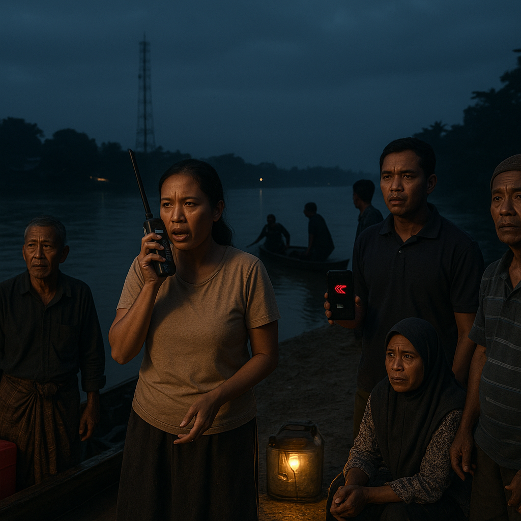 Sinyal Internet di Nunukan Hilang, Warga Perbatasan Kembali Mengandalkan Telepon Satelit