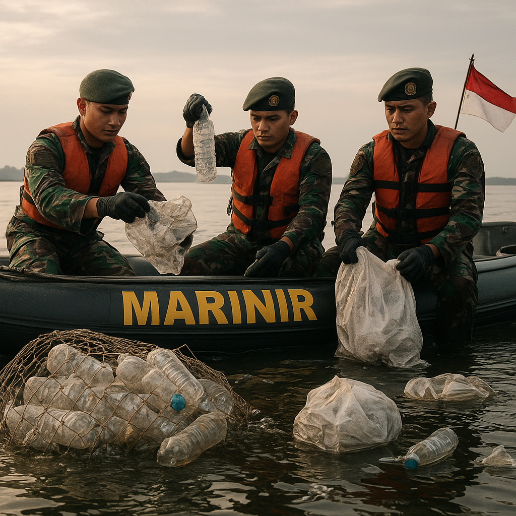 Pos Marinir di Perairan Sebatik: Menjaga Laut dari Sampah dan Pelanggaran di Batas Terluar Indonesia