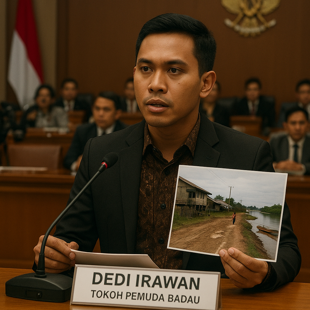 Mimpi Warga Perbatasan Badau: Tokoh Pemuda Sampaikan Aspirasi Sampai ke Gedung DPR RI