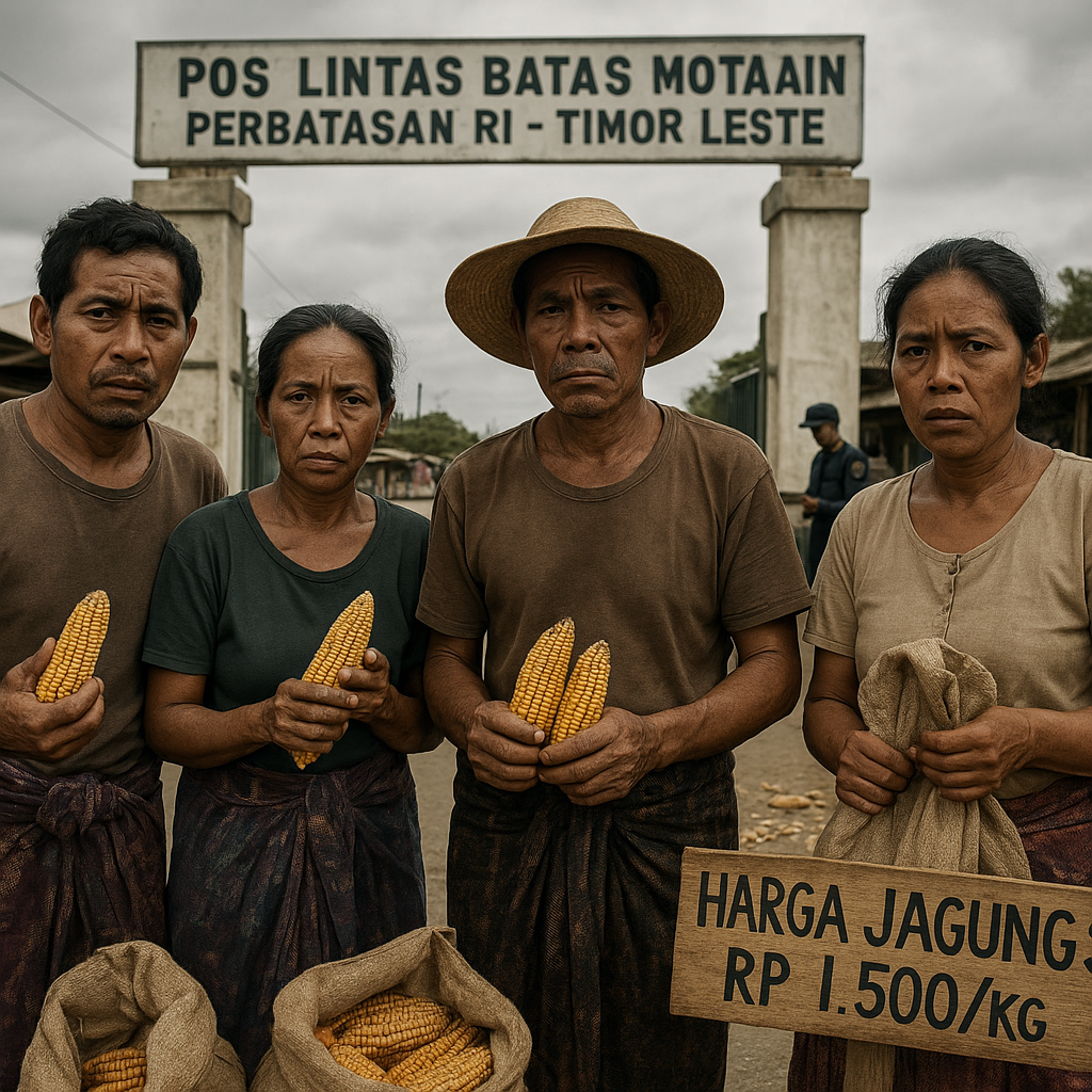 Suara dari Atambua: Petani Jagung di Perbatasan NTT Mengeluh Akses Pasar Sulit