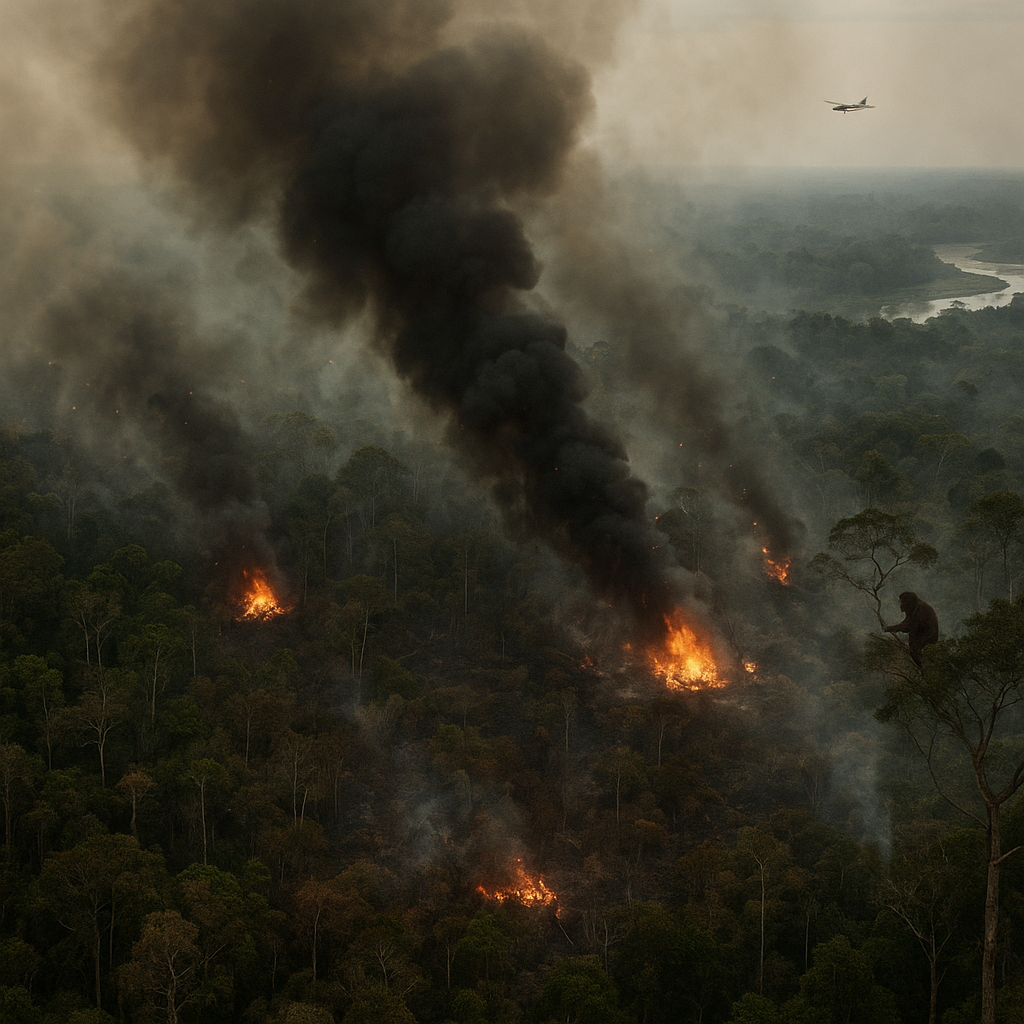 Prabowo Perintahkan Fokus Padamkan Karhutla di Tanjung Puting, Habitat Orangutan Terbesar Dunia