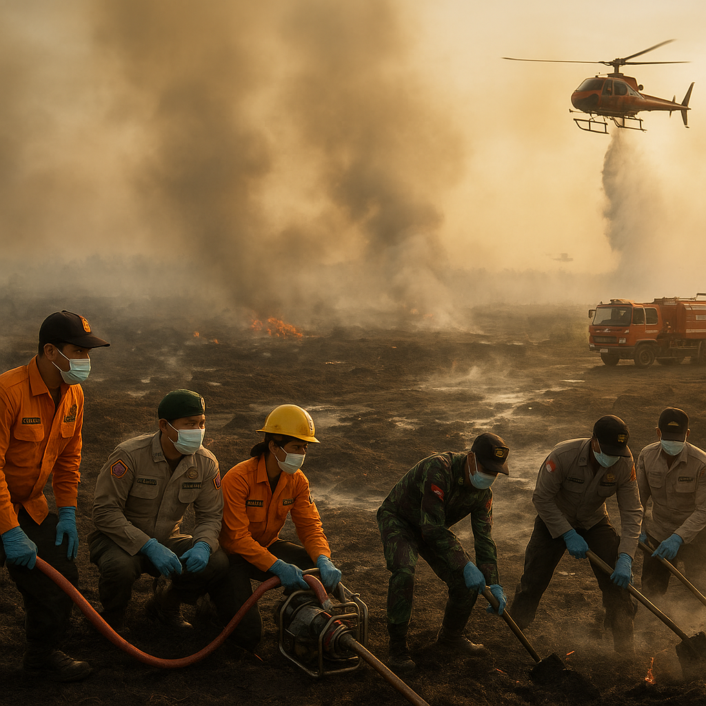 60.177 Personel Dikerahkan, 639 Hektare Lahan Masih Berjuang Dilawan Api