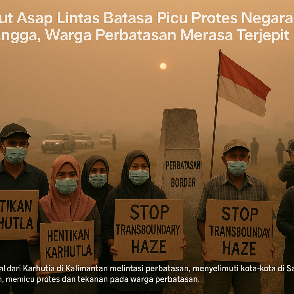 Kabut Asap Lintas Batasa Picu Protes Negara Tetangga, Warga Perbatasan Merasa Terjepit