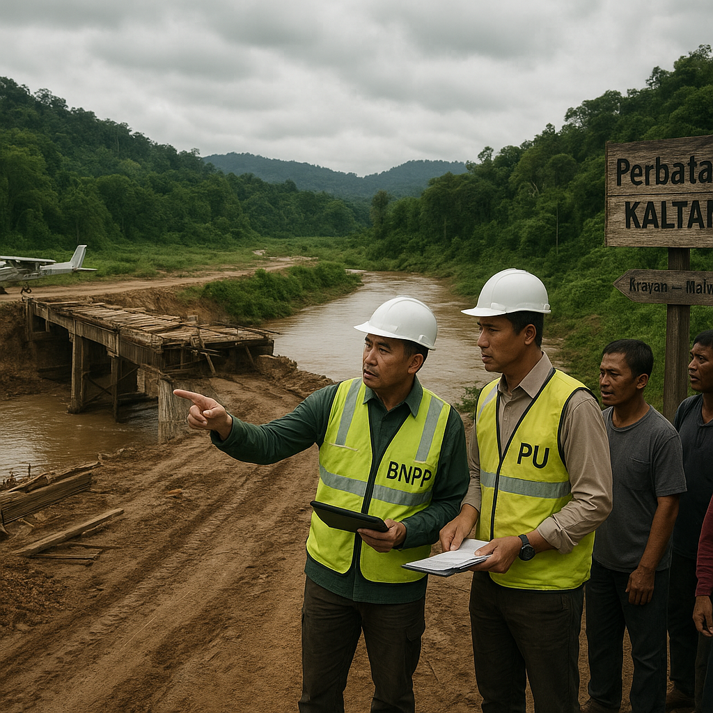BNPP dan PU Identifikasi Kebutuhan Infrastruktur di Perbatasan Kaltara