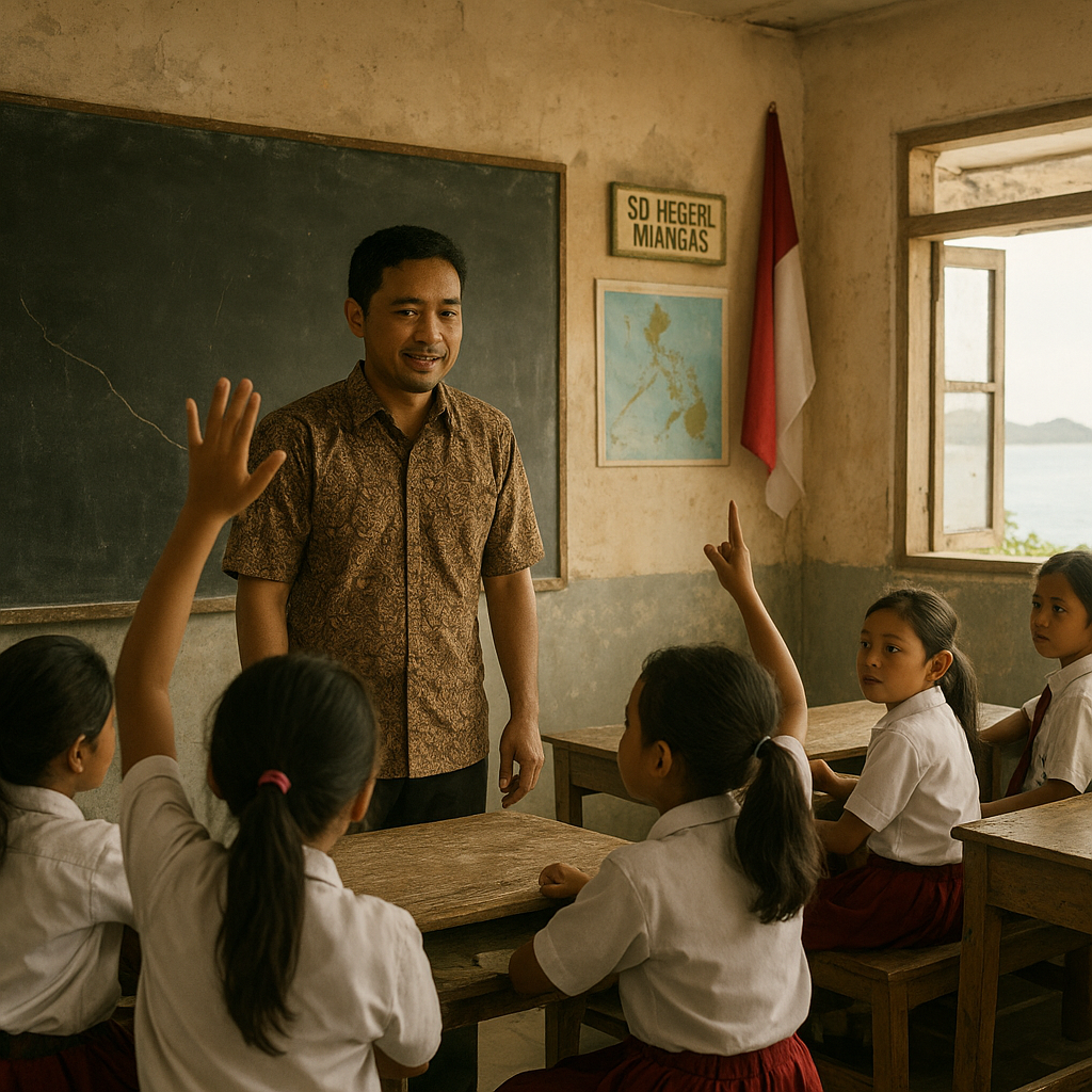 Sekolah Di Ujung Negeri: Guru Pahlawan Tanpa Tanda Jasa di Perbatasan Miangas