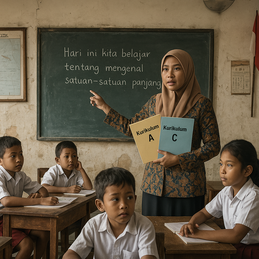 Kisah Guru di SD Perbatasan Sebatik: Mengajar Tiga Kurikulum di Satu Kelas