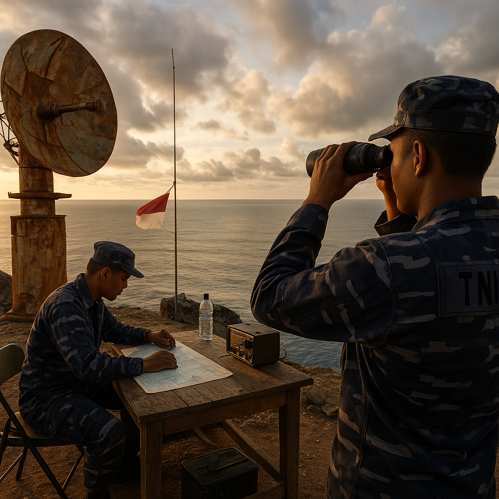 Pos Komando TNI AL di Pulau Fani: Mengawasi Laut Lepas dengan Radar Kuno dan Teropong Biasa