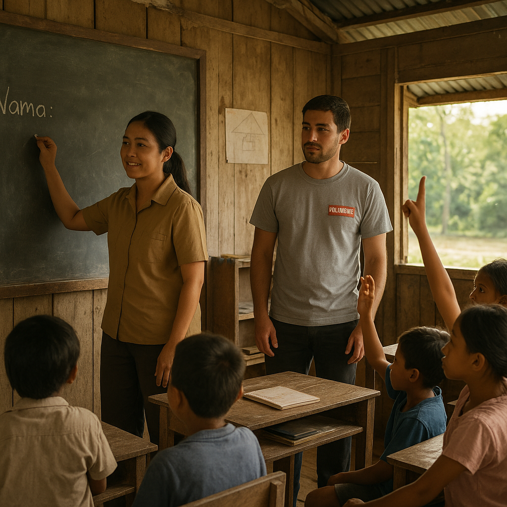 Pendidikan di Perbatasan: Guru Mengajar dengan Semangat di Sekolah yang Minim Fasilitas
