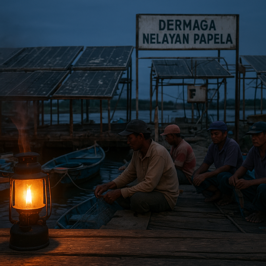 Nelayan Pulau Rote Masih Andalkan Lampu Petromaks, Proyek Listrik Tenaga Surya Mandek Setengah Jalan