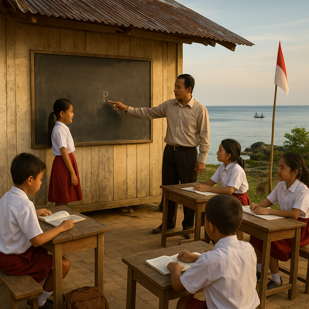 Senyap di Miangas: Suara Anak-anak Sekolah di Pulau Terluar Indonesia