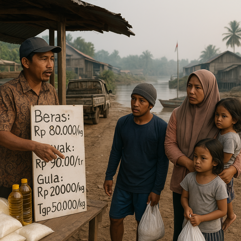 Harga dan infrastruktur di perbatasan Kaltara sangat timpang