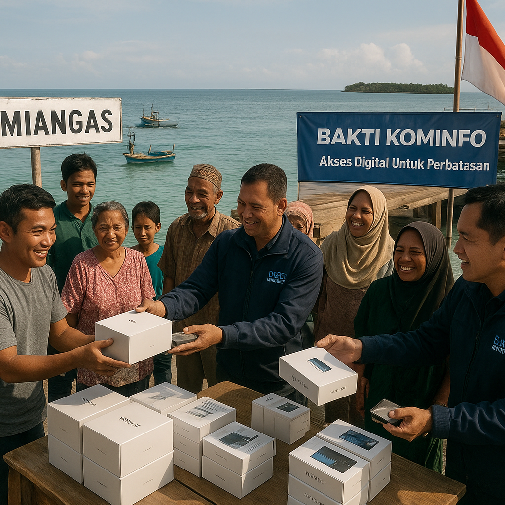 Pemerintah Perkuat Hak Akses Digital Warga Perbatasan