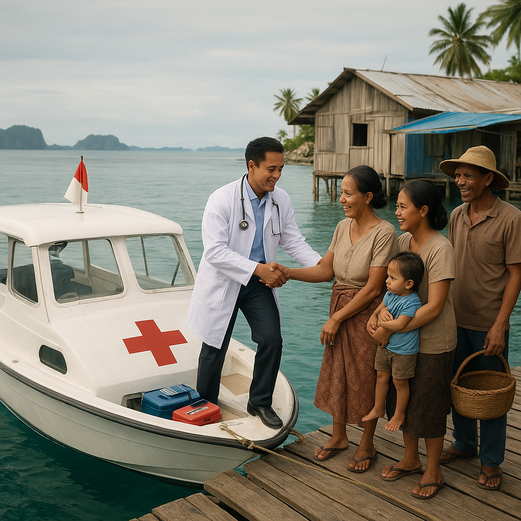 Fasilitas Kesehatan di Pulau Terluar: Dokter Berkeliling dengan Speedboat untuk Merawat Warga
