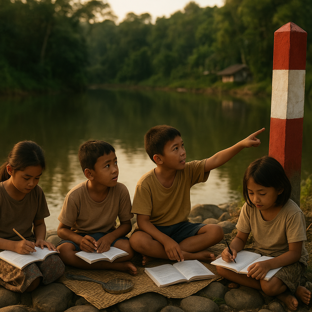 Kegiatan Belajar Anak Perbatasan: Buku dan Alam adalah Guru Utama