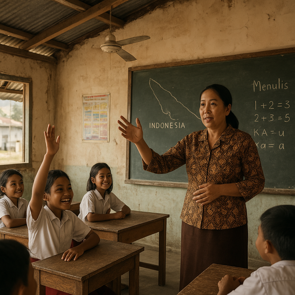 Suara Guru SD di Sebatik: Mengajar dengan Semangat di Sekolah yang Separuh Milik Indonesia, Separuh Malaysia