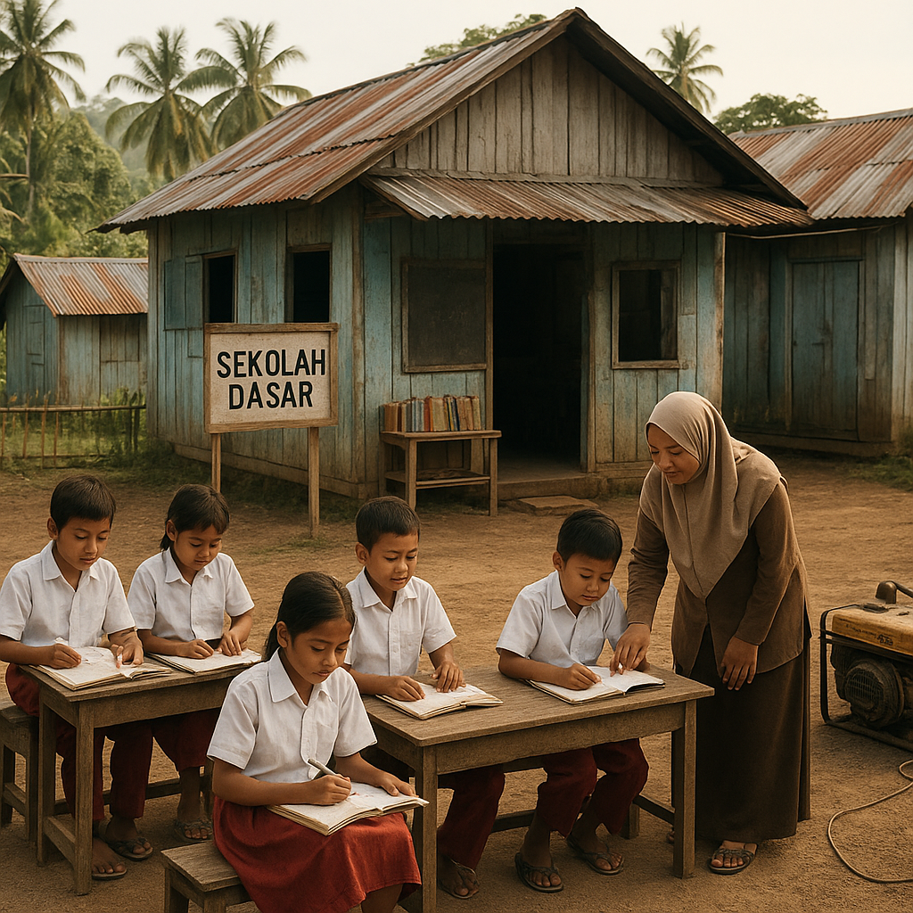 Sekolah Dasar di Pulau Halmahera: Pendidikan di Tengah Alam Perbatasan
