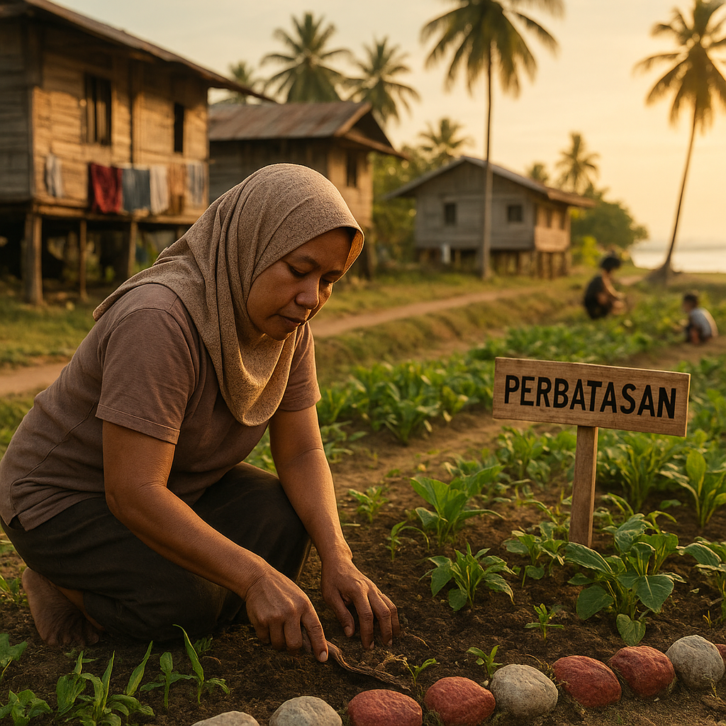 Warga Perbatasan Sebatik: Hidup di Dua Negara, Berkebun di Satu Tanah