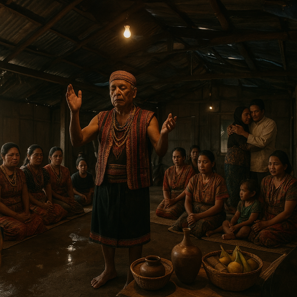 Warga Perbatasan Kalimantan-Malaysia Rayakan Gawai dengan Khidmat meski Fasilitas Terbatas