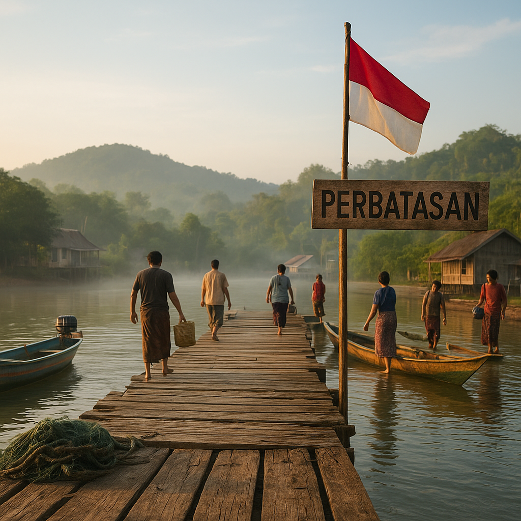 Dermaga Sederhana: Pintu Masuk ke Desa Perbatasan