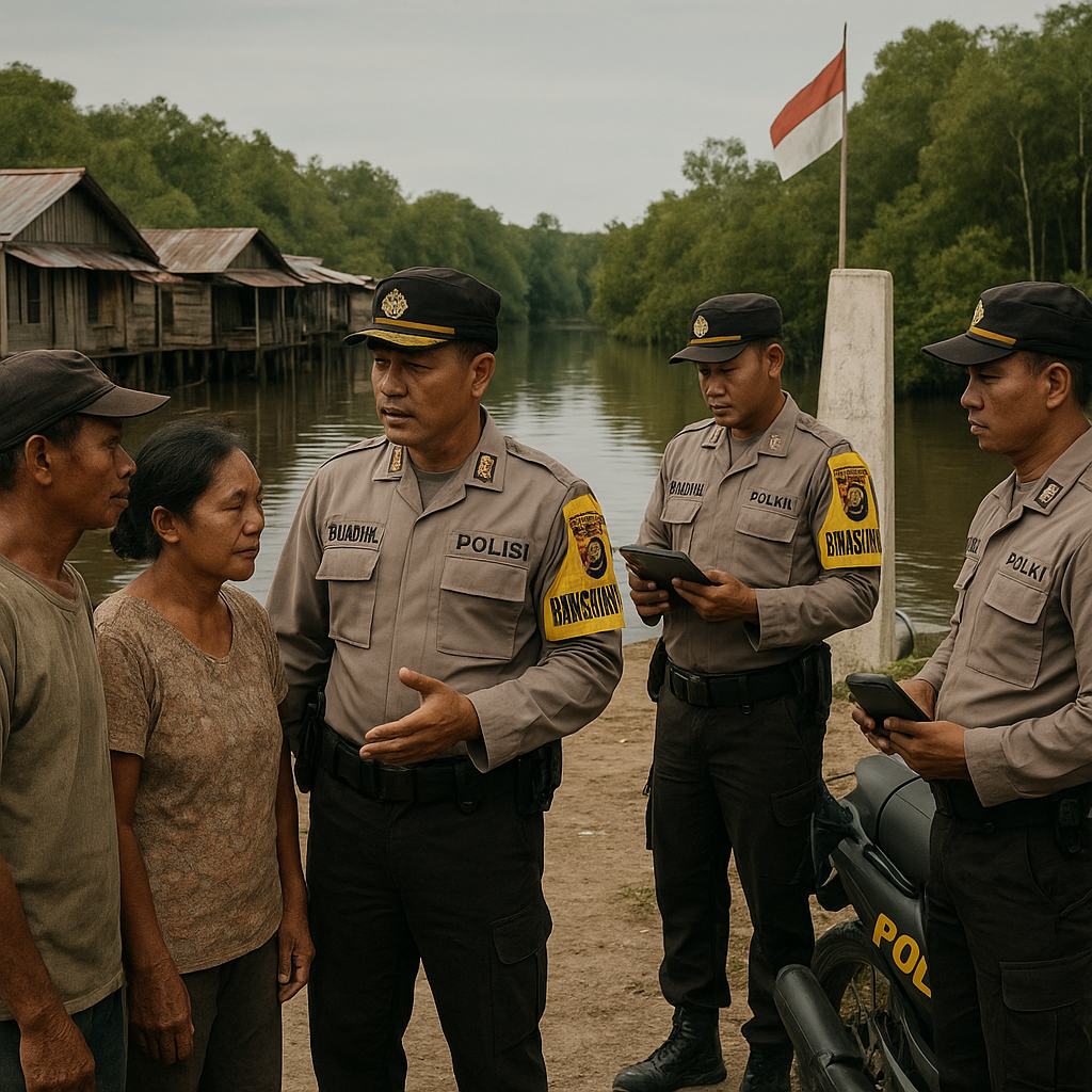 Kapolda Kaltara Minta Bhabinkamtibmas Antisipasi Kerawanan Sosial di Perbatasan