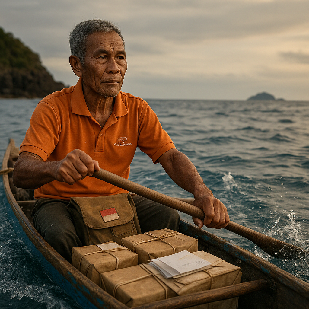 Kisah Bapak Pos Sepuh di Perbatasan Miangas, 40 Tahun Antar Surat dengan Perahu Cadik