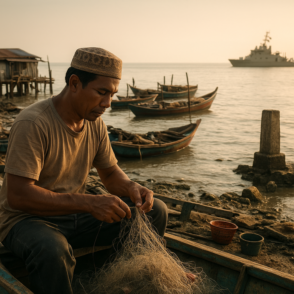 Pesisir Sebatik: Nelayan Indonesia Berhadap-hadapan dengan Kapal Malaysia