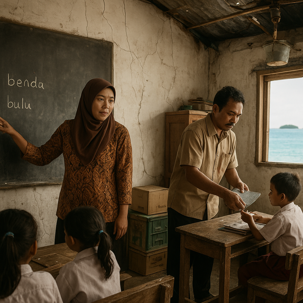 Menjaga Garis Depan di Pulau Miangas: Kisah Guru dan Keterbatasan Sekolah