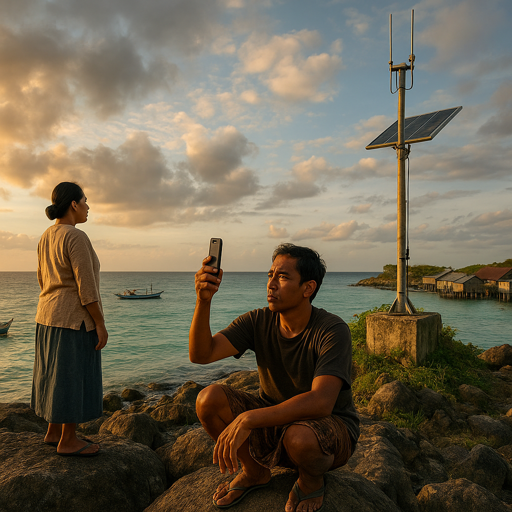 Sinyal Internet di Pulau Terdepan: Tower Kecil dan Kecepatan yang Diperjuangkan